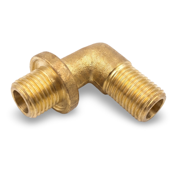 brass male threaded flange elbow